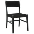 thumbnail image 5 of Safavieh Dutton Farmhouse Wood and Paper Cord Dining Side Chairs, Black, 5 of 8