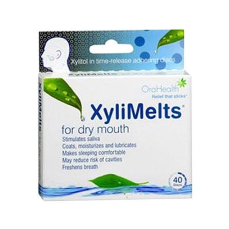 OraCoat XyliMelts Mild-Mint for Dry Mouth 40 Discs