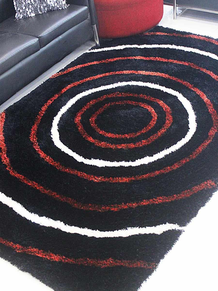 Rugsotic Carpets Hand Tufted Polyester 9' x 12' Geometric Area Rug