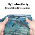 thumbnail image 7 of HELLHERO Dolphins Rollator Seat Cover Stretchable Material for The Elderly Stain Proof Walker Rollator Seat Back Cover for Seniors, 7 of 7
