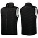 thumbnail image 4 of Chaquetas unisex con calefacción eléctrica a prueba de viento para deportes de invierno Senderismo (2XL) Negro, 4 of 9
