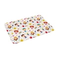 thumbnail image 2 of Xecao Childrens Party print Flannel Mat: Non-slip, 16x24in. Ideal for kitchen, bedroom, bath & living room., 2 of 9
