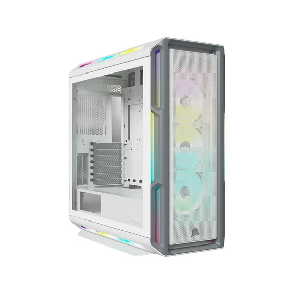 Corsair iCUE 5000T RGB CC-9011231-WW White Steel / Plastic / Tempered Glass ATX Mid Tower Computer Case