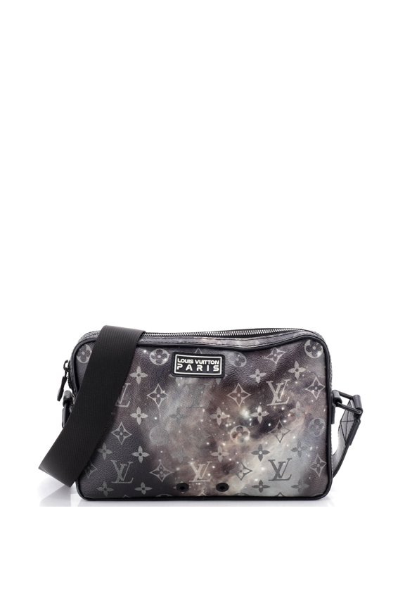 Pre-Owned Alpha Messenger Bag Limited Edition Monogram Galaxy Canvas By Rebag