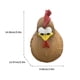 thumbnail image 2 of Clearance!Decoraciones de pollo,diseño de valla,patio,decoración creativa,estatua de pollo de resina para patio de granja, 2 of 8