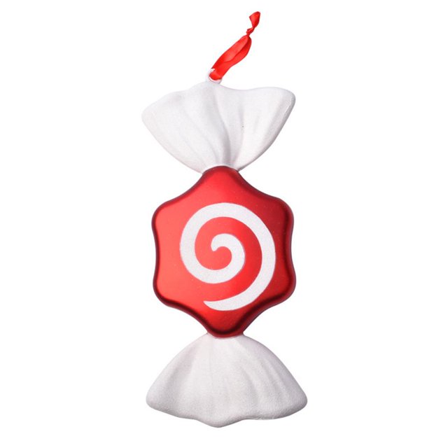 Billuyoard Decoración de Navidad 32CM rojo y blanco DIY caramelo colgante colgante árbol de Navidad decoración de fiesta Barra de herramientas No. 4 Billuyoard HA044707-04