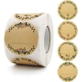 thumbnail image 1 of 500 Pieces Adhesive Labels, 5cm Jam Jar Stickers, Can be Used for Kitchen Labels, Spice Labels, Baking, Gift Bag Decoration, 1 of 5