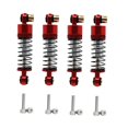 thumbnail image 2 of jiaping 4 Pcs Amortisseur Accessoires Remplacement Robuste Aluminium pour 1/24 Fcx24M Rouge, 2 of 8