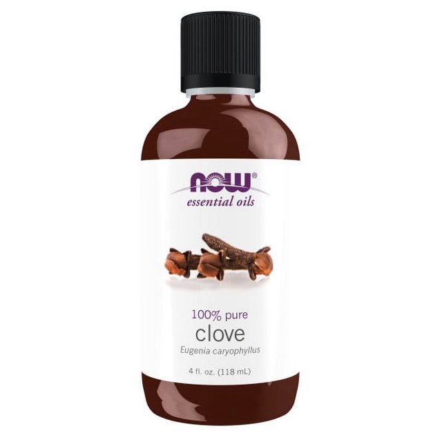 Aceite Esencial Para Aromaterapia de Clavo Now Foods 4 oz