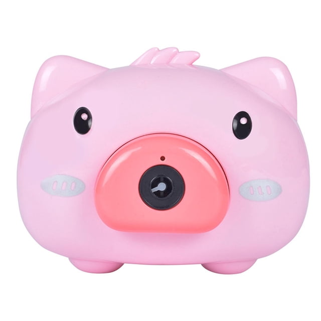 Juguetes de burbujas para , cámara no , soplador de burbujas con sonidos musicales para , niñas, para fiestas, bodas, juegos Nuevo cerdo rosa CUTICAT Fabricante de burbujas