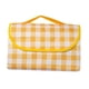 thumbnail image 1 of Manta de playa para picnic, tapete multiusos para barbacoa, mochilero y senderismo. Amarillo, 1 of 8