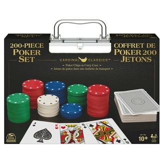 Game Gallery Poker Set with Professional Weight Poker Chips 400pc