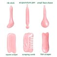 thumbnail image 3 of Herramientas de belleza y salud facial para acupuntura, tablero de Gua Sha y raspador para un mejor cuidado de la piel, juego de masajes Gua Sha de resina, 3 of 8