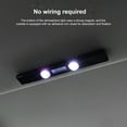 thumbnail image 2 of Graflsoa Dual Pack USB Rechargeable 5V 3W RGB LED Car Ambient Lights with Remote, Magnetic Base, Sound Control, 500mAh Battery, Black PVC Shell, 222mm Length, 2 of 6