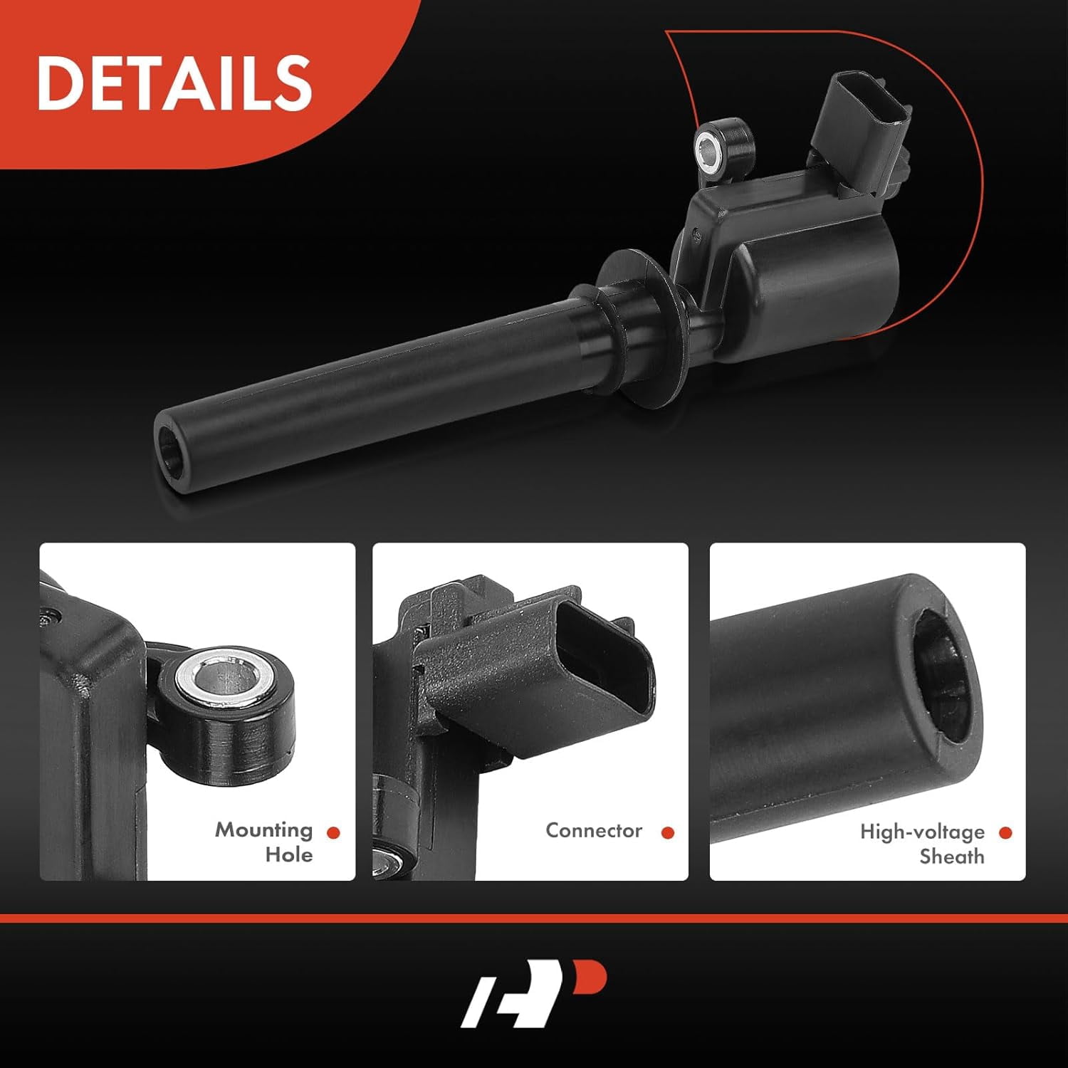 A-Premium Engine Ignition Coil Pack Compatible with Aston Martin DB9 2005-2016, DBS 1969-1971 2008-2012, Rapide 2011-2018, Vanquish 2014-2017, Vantage 2018, Virage 1989-1994 2012, Zagato, 4-PC Set