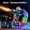 A, variant on Light Up Water Blaster with Glowing Ring Tank, High Pressure Long Range Water Gun for Outdoor Pool Party, Backyard Summer Entertainment and Beach Games