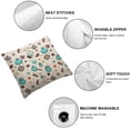 thumbnail image 4 of BANET Throw Pillow Cover Abstract Join Pillowcase Home Decorative Square Pillow Case Cushion Cover 24x24in, 4 of 5