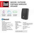 thumbnail image 5 of Dual Electronics AMDBTS4SP Wireless Portable Bluetooth Speaker | Expansive Stereo Sound | 15-Hour Playtime | IPX4 | Up to 100ft of Wireless Connectivity Range | Single Bluetooth Speaker, 5 of 9