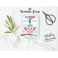 thumbnail image 3 of Darling Souvenir Green Birthday Invitation Card Printable Elegant Fill or Write In Blank Party Invites 28 Pcs 5 x 7 Inches, 3 of 5