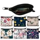thumbnail image 2 of Bolsas pequeñas de cosméticos con estampado Floral a cuadros, bolsa de almacenamiento de servilletas sanitarias para niñas y mujeres, monedero, tarjeta, auriculares, lápiz labial LIUWENJING unisex, 2 of 2