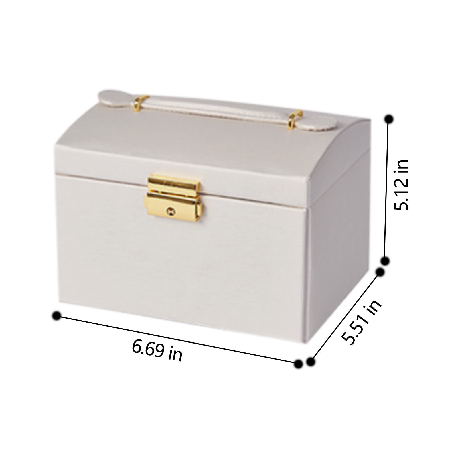 Kayannuo Clearance Jewelry Organizer Box Leather Large Jewelry Boxes  Earrings Holder Organizer Storage Case Double Layer Display With Removable  Tray Elegant Jewelry Box Gifts For Women 