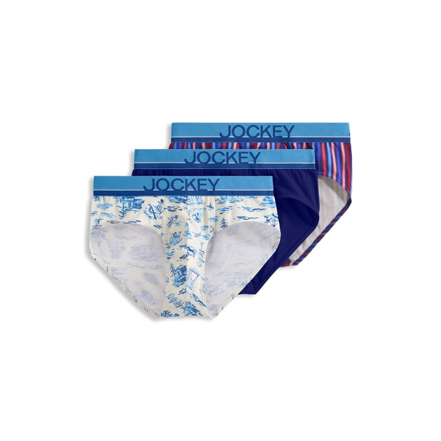 Jockey Men's True Style Brief - 3 Pack