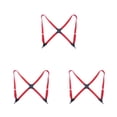 thumbnail image 4 of pitrice Bretelles Unisexes de Remplacement Coréennes Faciles à Assortir Bretelles Élastiques Rouges 3Ensemble, 4 of 6