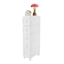 Narrow Slim Storage Cabinet, Bathroom Organizer Bathroom Floor Storage Cabinet