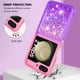 thumbnail image 4 of Funda para Samsung Galaxy Z Flip 5 Transparente con Brillos Carcasa Protectora Antigolpes con Glitter Brillante, 4 of 5