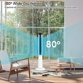 thumbnail image 2 of 48 Inch Tower Fan with Remote Control Quiet Bladeless Tower Fan, 2 of 7