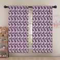 thumbnail image 5 of Blackout Kids Curtains,Purple Butterfly Heart Pattern Childrens Insulated Curtains Set Of 2,Bedroom Essentials,Toddler Room Decor 52"x63", 5 of 5