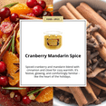 thumbnail image 4 of (3 pack) Mainstays 3-Wick Scented Glass Jar Candle, Cranberry Mandarin Spice, 11.5oz., 4 of 11