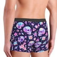 thumbnail image 3 of KLL crystal Skull flower cool Men's Cotton Boxer Briefs Underwear-Medium, 3 of 8