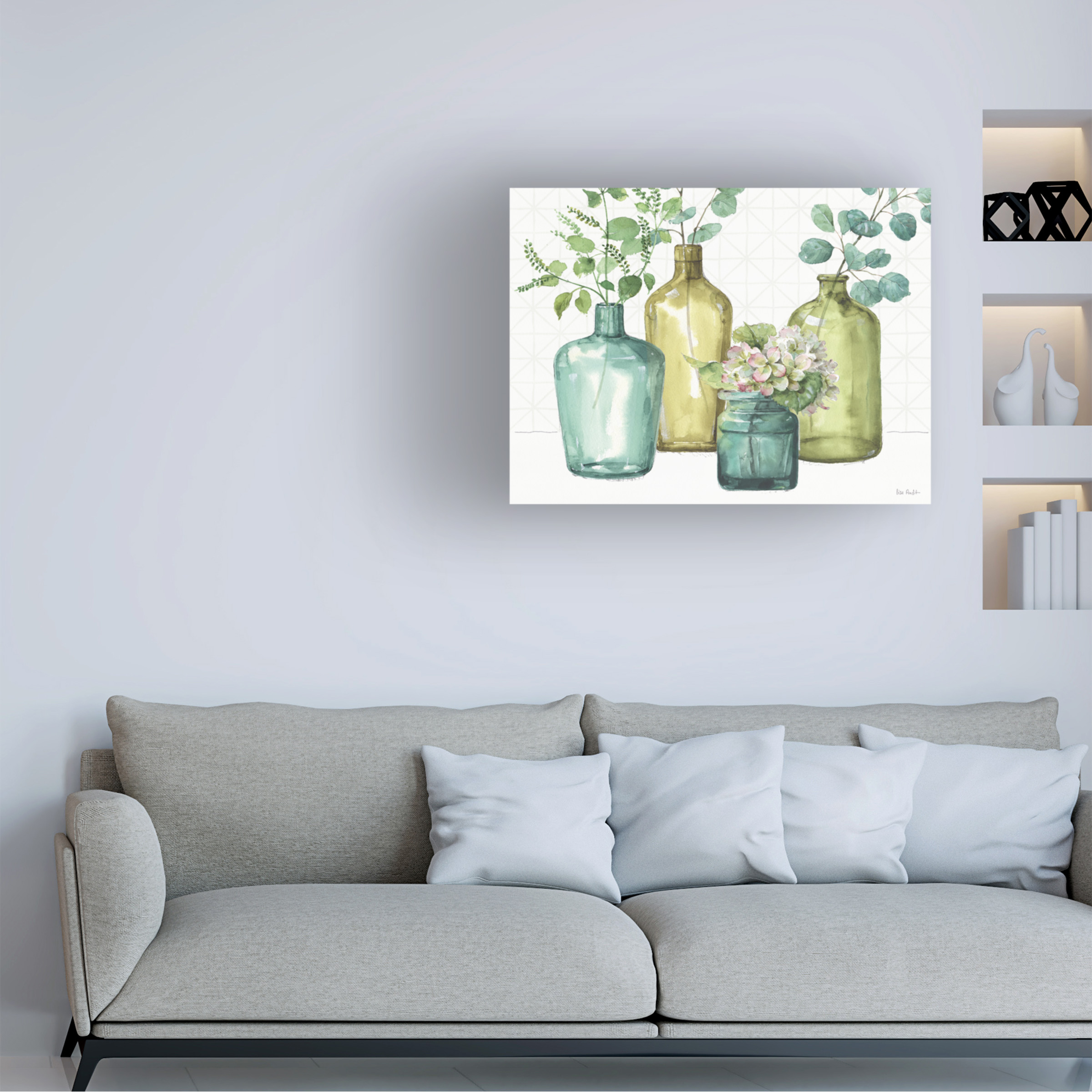 Trademark Fine Art 'Mixed Greens LXII' Canvas Art by Lisa Audit