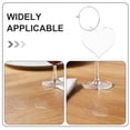 thumbnail image 3 of FOMIYES 30Ud Adornos Acrílicos En Forma Para De Vino Con Etiquetas Reutilizables, 3 of 8