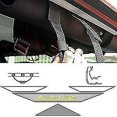 thumbnail image 2 of Grab Handle For Jeep Wrangler Roll Bars,3 Straps Design(2pcs, Black), 2 of 5