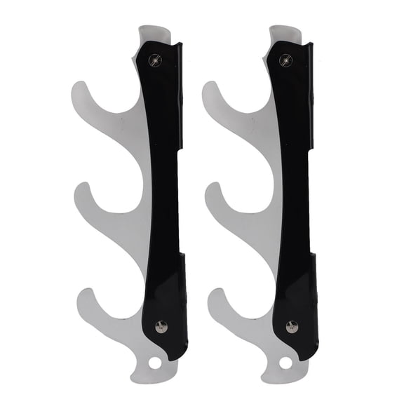 Yajisi Premium Acrylic Wall‑Mounted Sword Stand – Elegant Katana & Wakizashi Display Rack, Adjustable, Multi‑Use