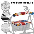 thumbnail image 5 of COEQINE Britain Flag Rollator Seat Back Cover Butterfly Rollator Seat and Back Rest Covers 2PCS Rollator Seat Cover Butterfly for Seniors Using Walking Aids, 5 of 7