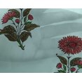 thumbnail image 4 of oneOone Georgette Viscose Baby Blue Fabric Floral Block Craft Projects Decor Fabric Printed By The Yard 42 Inch Wide, 4 of 4