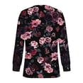 thumbnail image 4 of PuLe Women's Top Long Sleeve Shirts for Women Fall Tops Dressy Casual Blouses Pleated Scooped Neck Tunic Tops for Leggings ﻿, 4 of 5