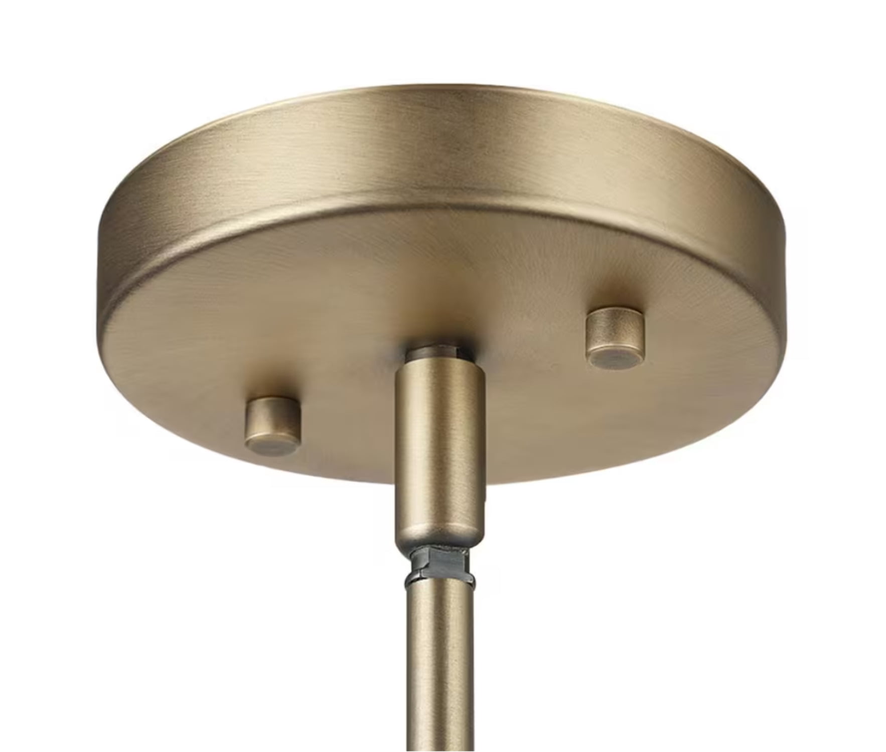 Sutton 1-Light Matte Brass Pendant Lighting with Textured Socket