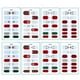 thumbnail image 1 of Envolturas de uñas navideñas Pegatinas de uñas de gel lindas Pegatinas de manicura autoadhesivas, 1 of 5