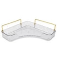 thumbnail image 2 of Large Capacity Corner Counter Organizer Tray with Multifunction Space Saving for Cosmetics Skin Care Supplies, 2 of 7