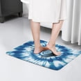 thumbnail image 4 of Blue Tie Dye Mandala Pattern Flannel Non Slip Door Rugs,Washable Door Mats Indoor,Decorative Door Mats,Dirt-Resistant and Absorbent Doormat for Entrance,Bedroom,Kitchen,Bathroom,23.5x16in(60x40cm), 4 of 5