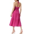 thumbnail image 3 of INSPIRE CHIC Casual Sleeveless a Line Summer Dress for Women's Solid Color Loose Swing Dress L Hot Pink, 3 of 6