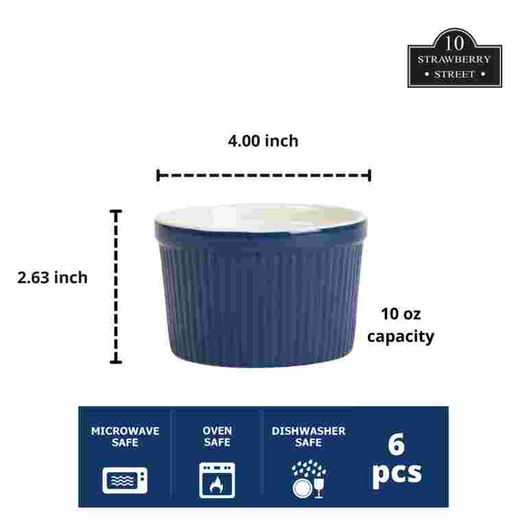 10 Strawberry Street Wtr-5Sau Whittier Accessories Sauce Dish, 5, 7 Oz. - 72 Per Case
