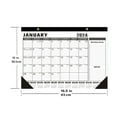 Desk Calendar 2025 2025 Large 18 Month Zodiac Desk Wall Calendar Jan
