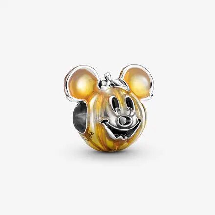Abalorio compatible con pulsera Pandora, regalo de Halloween, Aoger, Disney 2023, aniversario, Dumbo, Simba, Baloo, Donald, Mickey, Minnie, calabaza, 100, 925