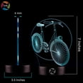 thumbnail image 4 of YSITIAN 3D Optical Illusion Night Light - 7 LED Color Changing Lamp - Cool Soft Light Safe for Kids - Creates Great Dreams YT04-513, 4 of 8
