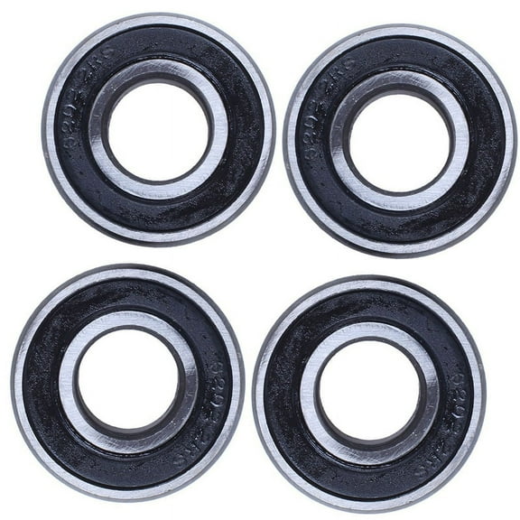 4Pcs 6202RS 15mm Inner 35mm Outer Single Row Deep Groove Bearing